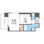 レジュールアッシュ緑橋駅前の間取り画像