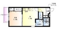 フジパレス弥刀駅北II番館の間取り画像