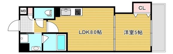 セレニティ小若江A棟の間取り画像