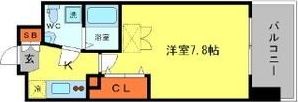 AFFLUENCE難波の間取り画像