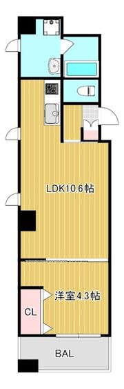 HGTコート都島の間取り画像