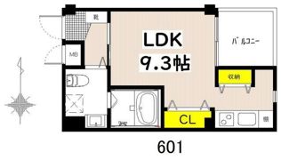 エムズコート玉出の間取り画像
