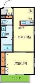 SKY COURTの間取り画像