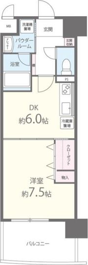 Art Pension高井田の間取り画像