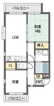 ボナール島田の間取り画像