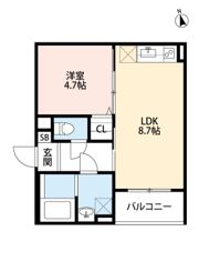 noir’IoT（ノワーリオット）の間取り画像