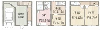 千本北1丁目テラスの間取り画像