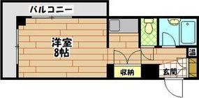 ビバリーヒルズ玉出西の間取り画像