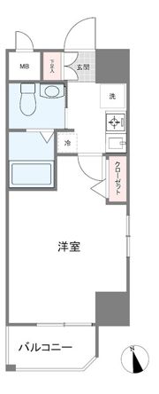 エスリード北浜の間取り画像