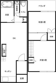 大森貸家の間取り画像