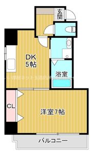 コンフォート真田山東の間取り画像