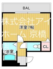 ラ・フォーレ京橋の間取り画像