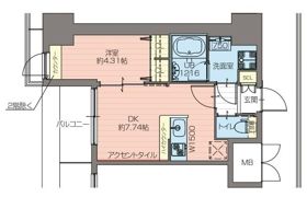 プレジオ難波ASIANの間取り画像