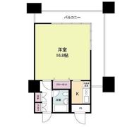 メゾン・ド・ヴィレ大阪城公園前の間取り画像