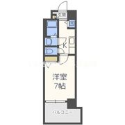 グラマシー心斎橋東の間取り画像