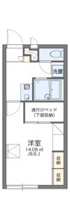 レオパレス香風の間取り画像