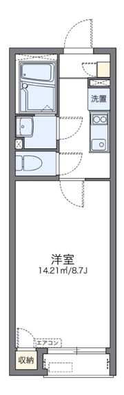 レオネクストもえぎヒルズトレスの間取り画像