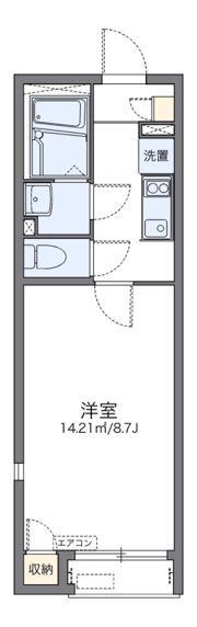 レオネクストもえぎヒルズウーノの間取り画像