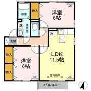 サンモール Aの間取り画像