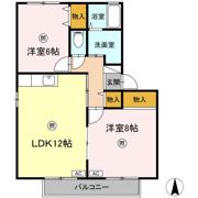ロイヤルコート Cの間取り画像