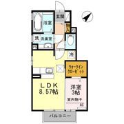 D－Room築地IIの間取り画像