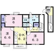 タウンホーム A棟の間取り画像