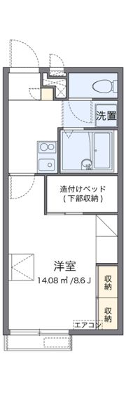 レオパレスコスモスの間取り画像