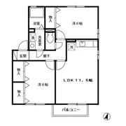 サンモール Bの間取り画像