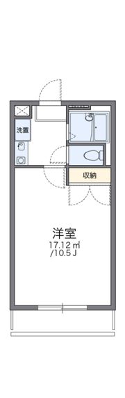 レオパレスみなみの間取り画像