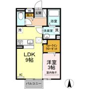 ロイジェントパークス広野 Cの間取り画像