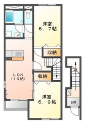 ラナ・ミクニの間取り画像