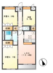 コンフォール里根川IIの間取り画像