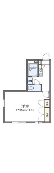 レオパレスみなみの間取り画像