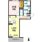 下越物産D-room Aの間取り画像