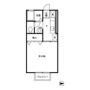 ハイツ山崎の間取り画像
