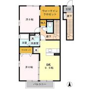 フォンテーヌ Gの間取り画像