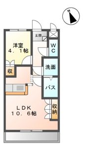 ルミナスガーデン Bの間取り画像