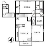 ハウスさわの間取り画像