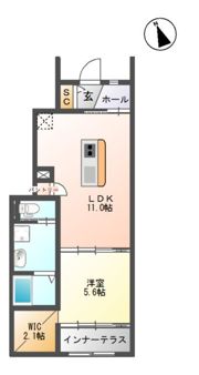 リバーテラスKの間取り画像
