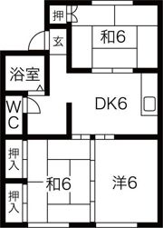 パレーシャル鈴木の間取り画像
