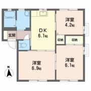 リバーサイドスクエア Aの間取り画像