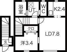 grand parace浪江 IIの間取り画像