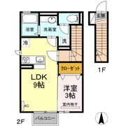 下越物産D-room Bの間取り画像