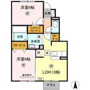 クレアトゥール柏 Bの間取り画像