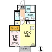 カエツリアルフィールドD－room Bの間取り画像