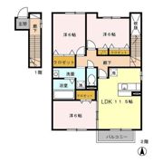 ブランシェコートL Iの間取り画像