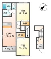 グランディールIIIの間取り画像