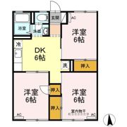ハイツ御城 Aの間取り画像
