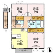 ウィステリア柳町 A棟の間取り画像