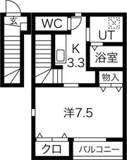 ビネガーゴールドBの間取り画像